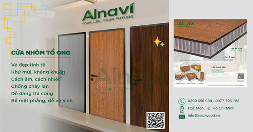 Cửa nhôm tổ ong Alnavi đẹp và tốt nhất Vị Thanh, Hậu Giang