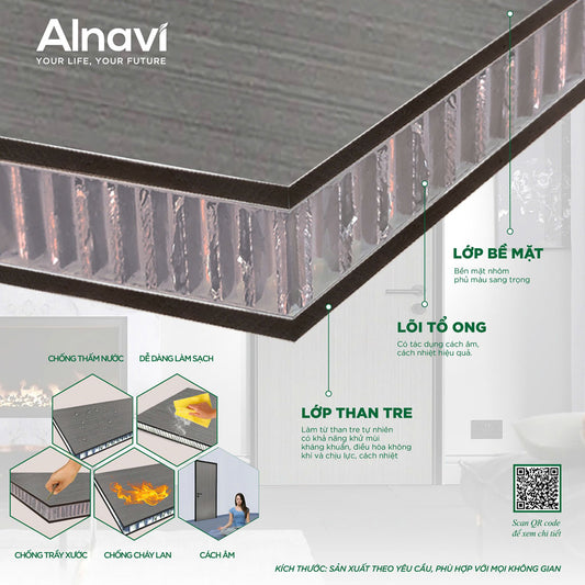 Tấm nhôm tổ ong Alnavi Al03